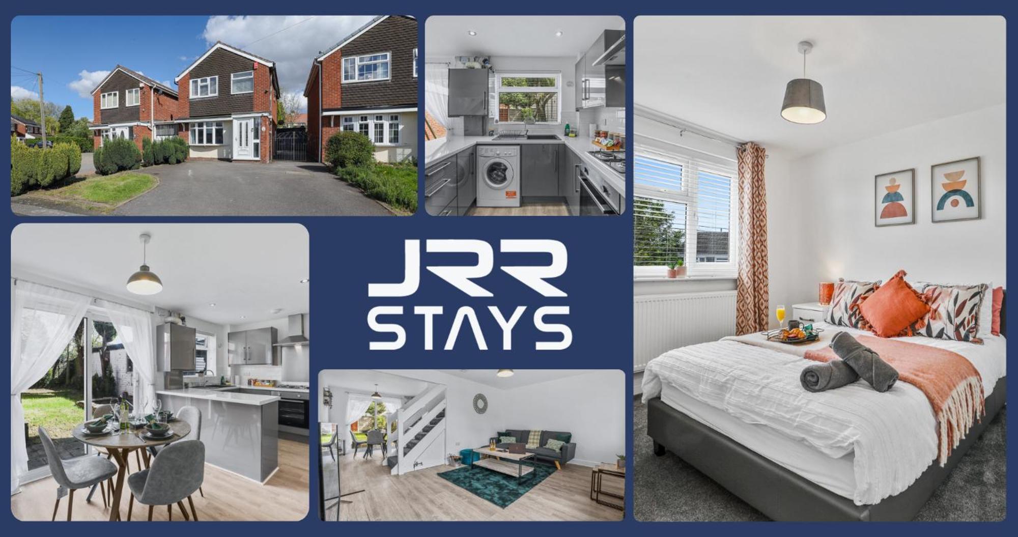 Wolverhampton - Amazing 3 Bedroom, Sleeps 6, Wi-Fi - Jrr Stays Exterior foto